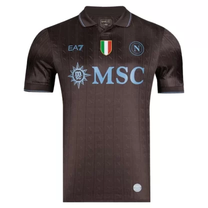 Kupite Moški Nogometni dresi SSC Napoli Tretji 2025-26 črna