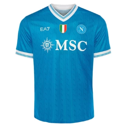 Moški Nogometna dres SSC Napoli Domači 2025-26 Kratek Rokav