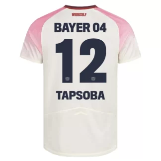 Moški Nogometni dresi Bayer 04 Leverkusen Edmond Tapsoba #12 Gostujoči 2025-26