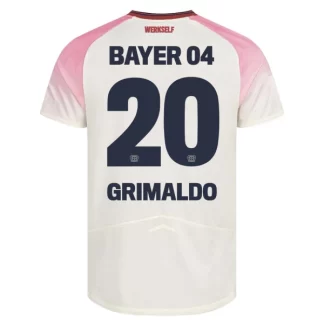 Moški Nogometni dresi Bayer 04 Leverkusen Gostujoči 2025-26 Alejandro Grimaldo 20