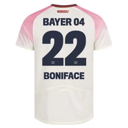 Moški Nogometni dresi Bayer 04 Leverkusen Victor Boniface #22 Gostujoči 2025-26