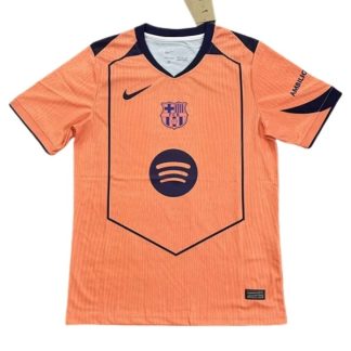 Moški Nogometni dresi FC Barcelona Tretji 2025-26 oranžna