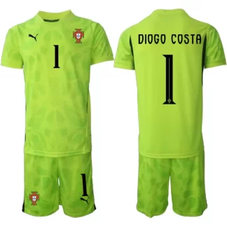 Moški Nogometni dresi kompleti Portugalska Vratar 2025-26 Diogo Costa 1