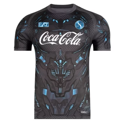 Moški Nogometni dresi SSC Napoli Pre-Match 2025-26 črna