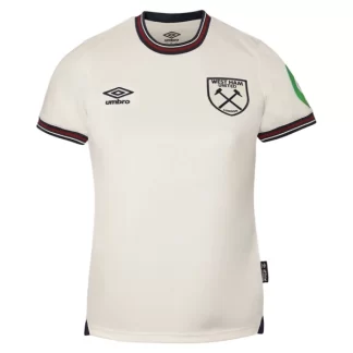 Moški Nogometni dresi West Ham United Gostujoči 2025-26 bela