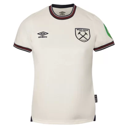 Moški Nogometni dresi West Ham United Gostujoči 2025-26 bela