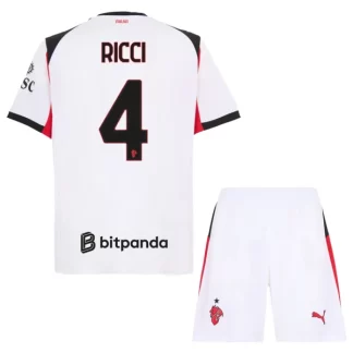 Nakup Otroški Nogometni Dresi AC Milan Ricci 4 Gostujoči 2025-26
