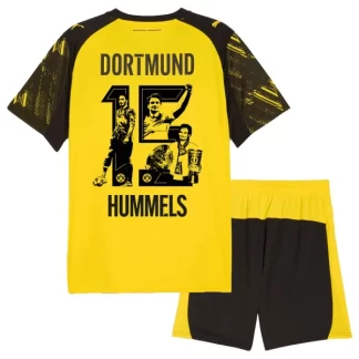 Nogometni Dresi za otroke BVB Borussia Dortmund Mats Hummels #15 Domači 2025-26