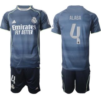 Novo Nogometni dresi kompleti Real Madrid Gostujoči 2025-26 David Alaba 4