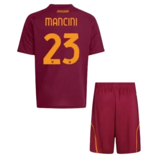 Novo Otroški dresi kompleti za otroke AS Roma Domači 2025-26 tisk Mancini 23