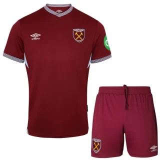 Novo Otroški Nogometni dresi West Ham United Domači 2025-26
