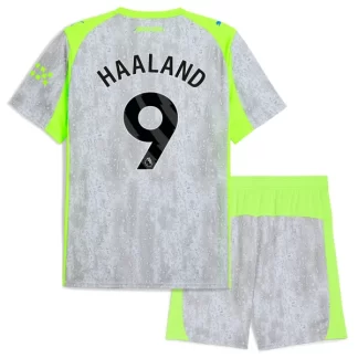 Otroški dresi kompleti Manchester City Erling Haaland #9 Tretji 2025-26
