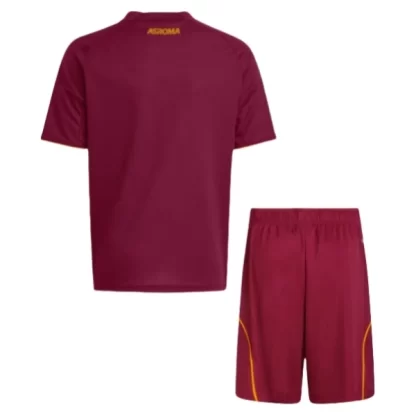 Otroški dresi kompleti za otroke AS Roma Domači 2025-26 rdeča-1