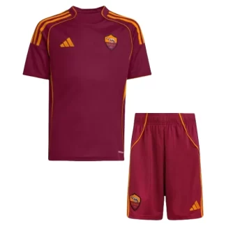 Otroški dresi kompleti za otroke AS Roma Domači 2025-26 rdeča