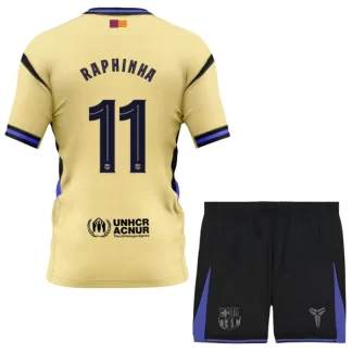 Otroški Nogometni Dres komplet FC Barcelona x Kobe Bryant Gostujoči 2025-26 Raphinha Belloli 11