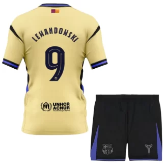 Otroški Nogometni Dres komplet FC Barcelona x Kobe Bryant Gostujoči 2025-26 Robert Lewandowski 9