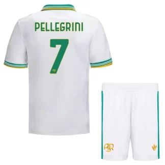 Otroški nogometni dresi kompleti AS Roma Lorenzo Pellegrini #7 Tretji 2025-26