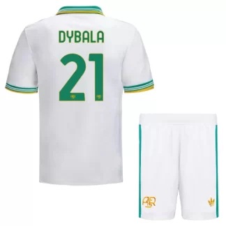 Otroški nogometni dresi kompleti AS Roma Paulo Dybala #21 Tretji 2025-26