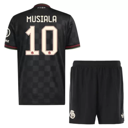 Otroški Nogometni dresi kompleti FC Bayern Munich Jamal Musiala #10 Tretji 2025-26