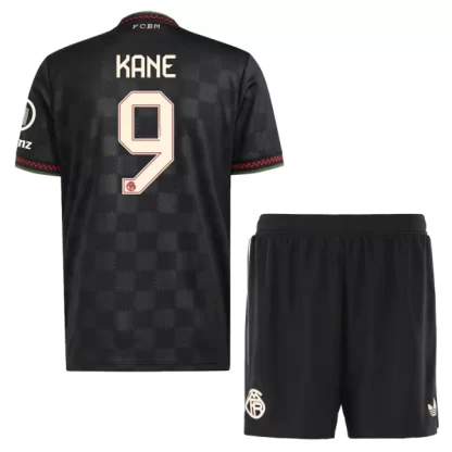 Otroški Nogometni dresi kompleti FC Bayern Munich Tretji 2025-26 Harry Kane 9