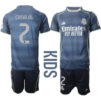 Otroški Nogometni dresi kompleti Real Madrid Gostujoči 2025-26 Daniel Carvajal 2