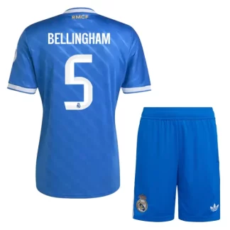 Otroški Nogometni dresi kompleti Real Madrid Jude Bellingham #5 Tretji 2025-26