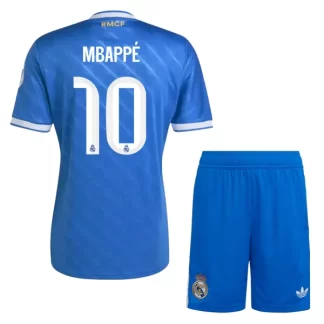 Otroški Nogometni dresi kompleti Real Madrid Kylian Mbappé #10 Tretji 2025-26
