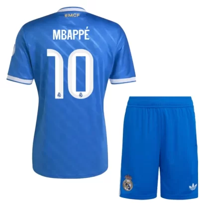 Otroški Nogometni dresi kompleti Real Madrid Kylian Mbappé #10 Tretji 2025-26