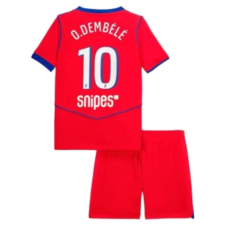 Otroški Nogometni dresi Paris Saint-Germain PSG Ousmane Dembélé #10 Tretji 2025-26