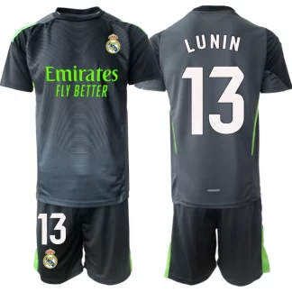Poceni dresi Real Madrid za otroke Andriy Lunin #13 Vratar 2025-26
