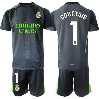 Poceni dresi Thibaut Courtois #1 Real Madrid za otroke Vratar 2025-26