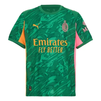 Poceni Moški Nogometni Dresi AC Milan Vratar 2025-26 Kratek Rokav