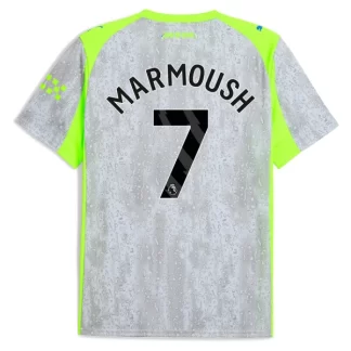 Poceni Moški Nogometni dresi Manchester City Omar Marmoush #7 Tretji 2025-26