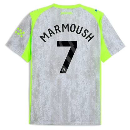 Poceni Moški Nogometni dresi Manchester City Omar Marmoush #7 Tretji 2025-26