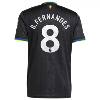 Poceni Nogometni dresi Bruno Fernandes #8 Manchester United Tretji 2025-26