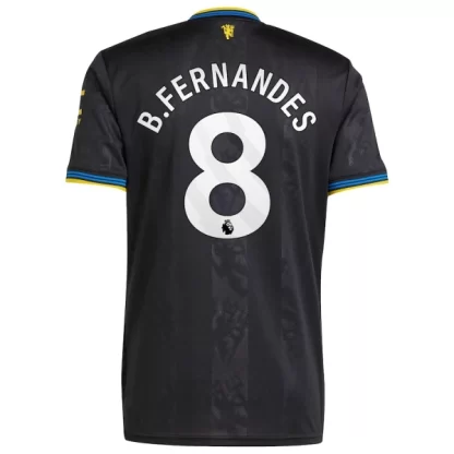 Poceni Nogometni dresi Bruno Fernandes #8 Manchester United Tretji 2025-26