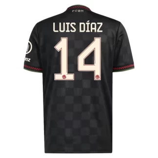 Poceni Nogometni dresi FC Bayern Munich Tretji 2025-26 Luis Díaz 14