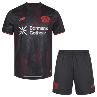 Poceni Otroški Nogometni dresi Bayer 04 Leverkusen Domači 2025-26 z lastnim imenom