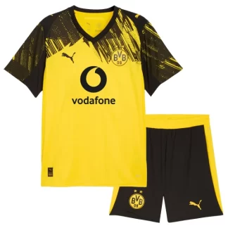 Poceni Otroški Nogometni Dresi BVB Borussia Dortmund Domači 2025-26