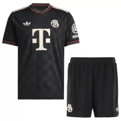 Poceni Otroški Nogometni dresi FC Bayern Munich Tretji 2025-26 črna