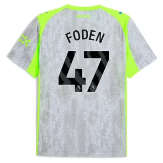 Prodaja Moški Nogometni dresi Manchester City Phil Foden #47 Tretji 2025-26