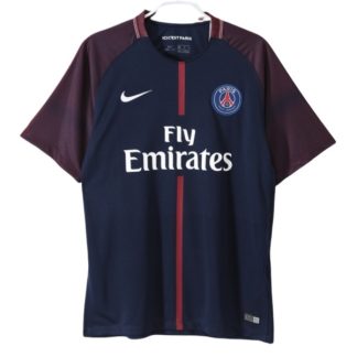 Retro Nogometni dresi Paris Saint Germain PSG Domači 2017-2018 črna Kratek Rokav