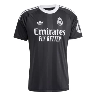 Kupite Moški nogometni dresi Real Madrid Vratar 2025-26 Črna