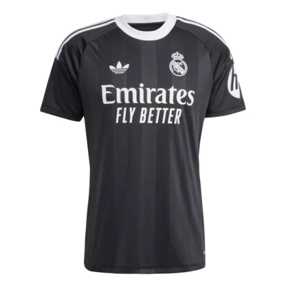 Kupite Moški nogometni dresi Real Madrid Vratar 2025-26 Črna