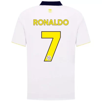 Moški Nogometni dresi Al-Nassr Tretji 2025-26 bela Cristiano Ronaldo 7