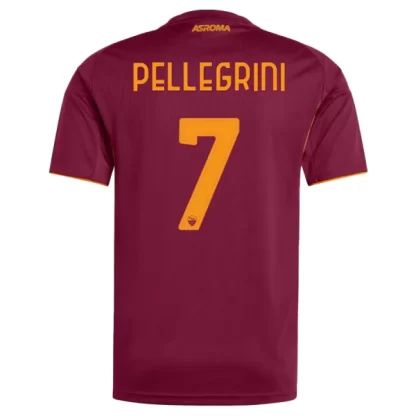 Moški Nogometni dresi AS Roma Domači 2025-26 Lorenzo Pellegrini 7