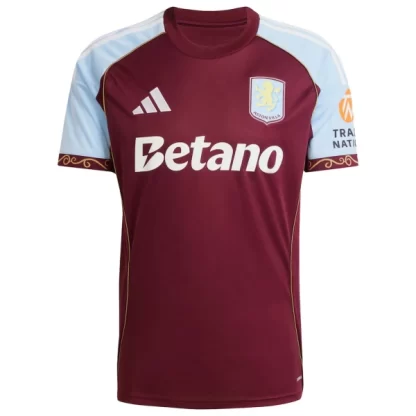 Moški nogometni dresi Aston Villa Domači 2025-26 z lastnim imenom online