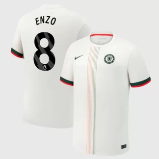 Moški Nogometni dresi Chelsea Enzo Fernandez #8 Gostujoči 2025-26
