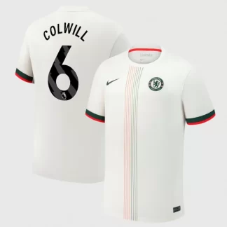 Moški Nogometni dresi Chelsea Levi Colwill #6 Gostujoči 2025-26