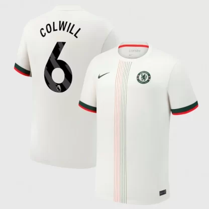 Moški Nogometni dresi Chelsea Levi Colwill #6 Gostujoči 2025-26